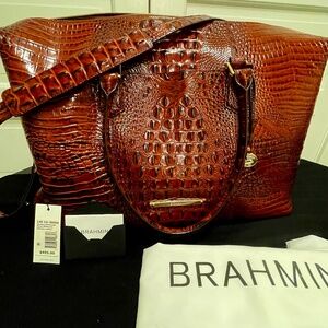 Brahmin Duxbury Weekender Bag - Pecan Melbourne Leather
